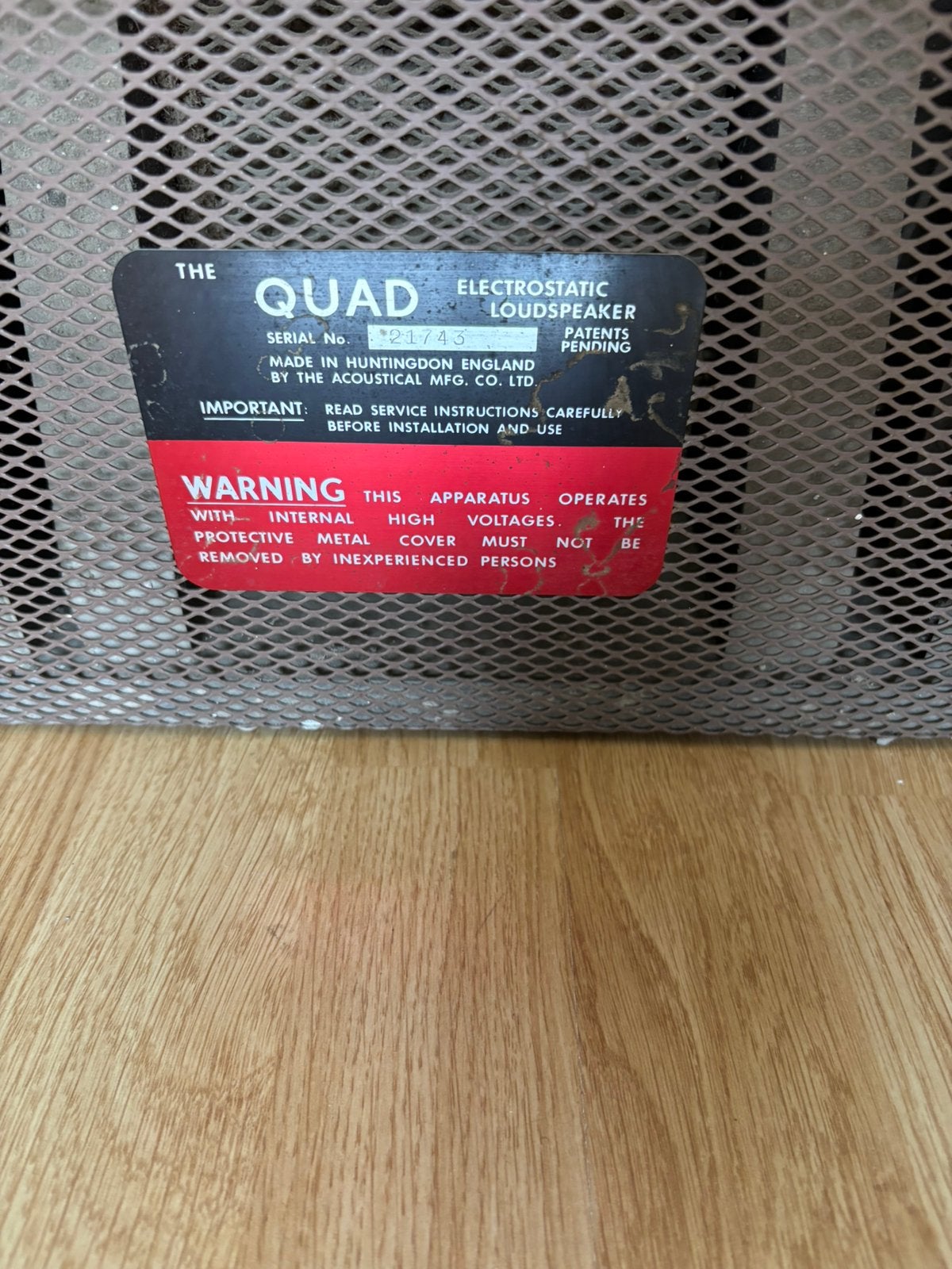 Te koop Quad ESL 57