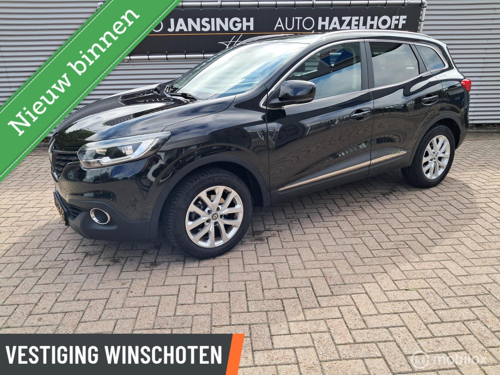 Renault Kadjar 1.2 TCe Intens | Keyless | Trekhaak | Clima |, Kadjar, Gebruikt, 4 cilinders, Zwart