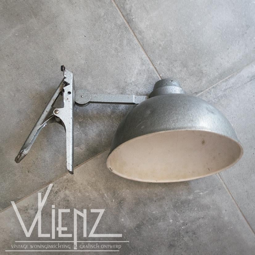 Industriële, vintage Narita klemlamp, studiolamp, foto lamp, Gebruikt, -, Narita, Industrieel, vintage