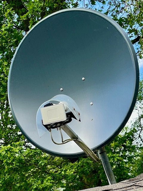 schotelantenne zie foto ook voor camping, Ophalen, Zo goed als nieuw, (Schotel)antenne-accessoires, Overige merken