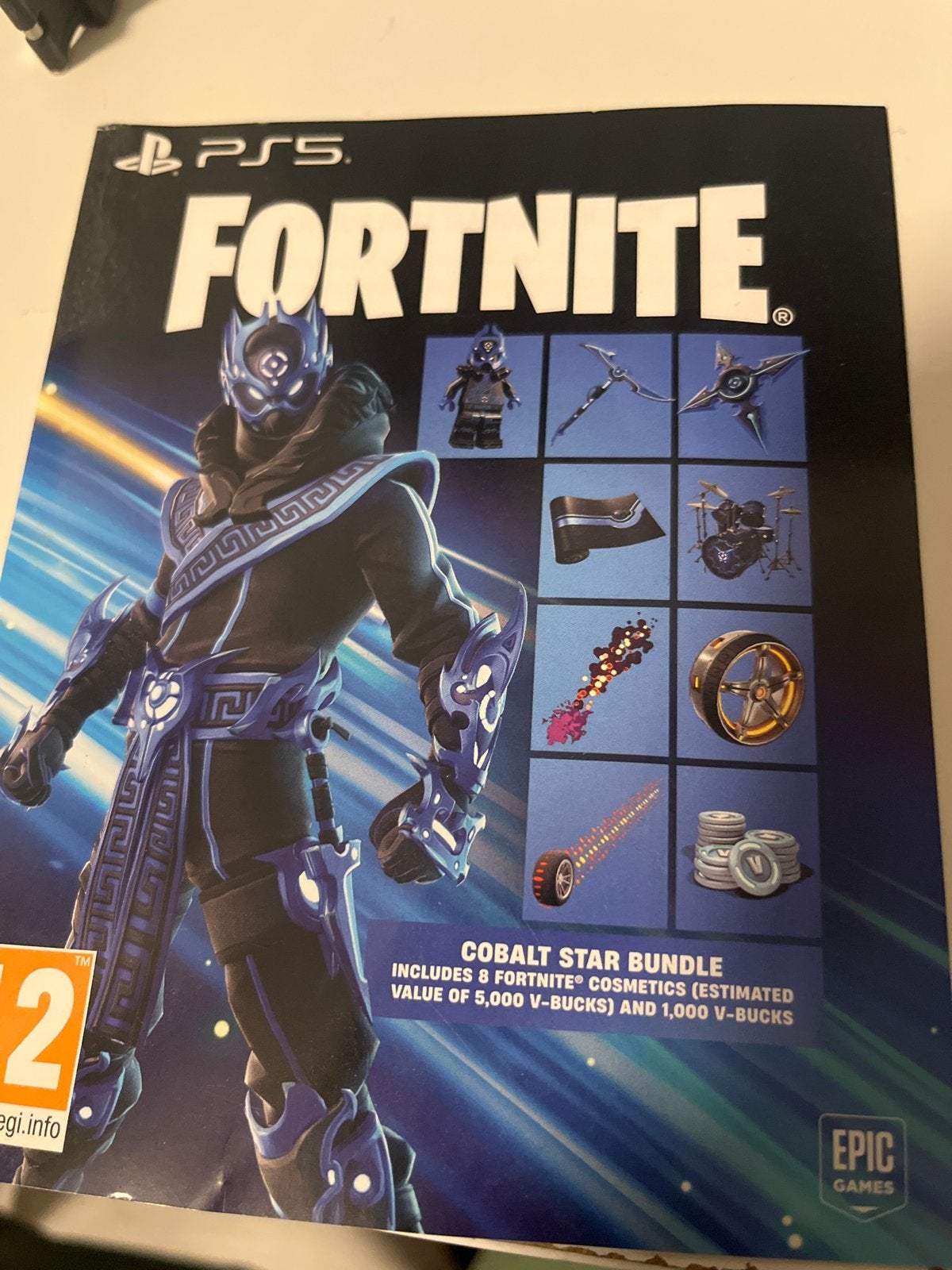 Fortnite Cobalt Star Bundle PS5 - Nieuw, Spelcomputers en Games, Ophalen, Online, Shooter, Nieuw