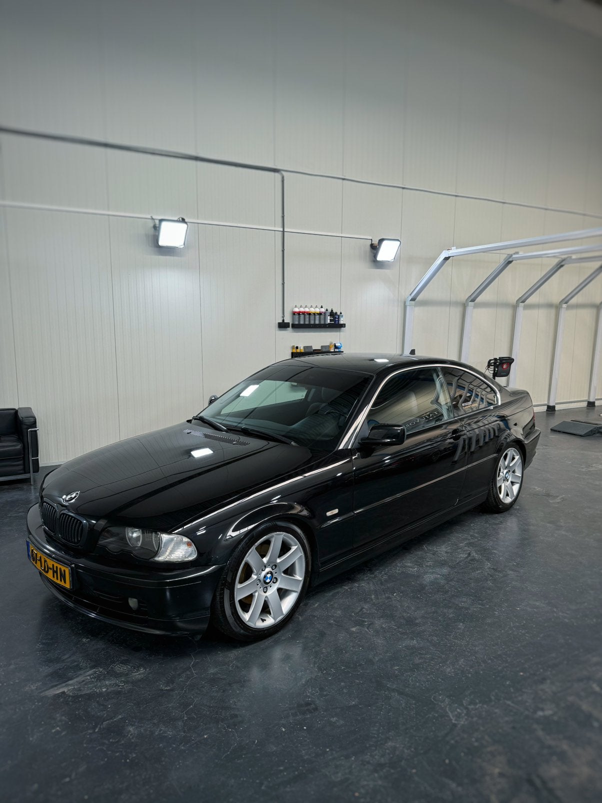 BMW E46 325Ci High Executive Coupé – 2.5 6-cilinder, Auto's, 1385 kg, Achterwielaandrijving, Zwart, Leder en Stof