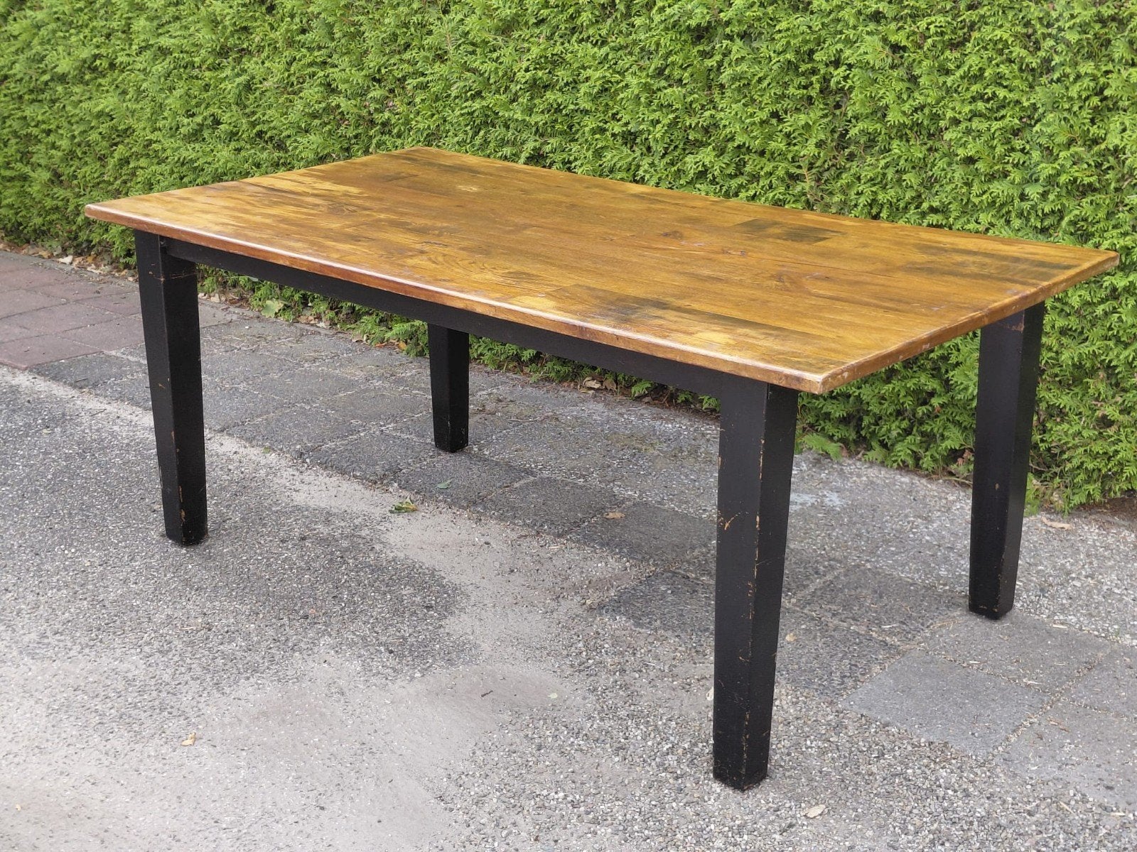 eetkamer tafel, Ophalen, Rechthoekig, Hout