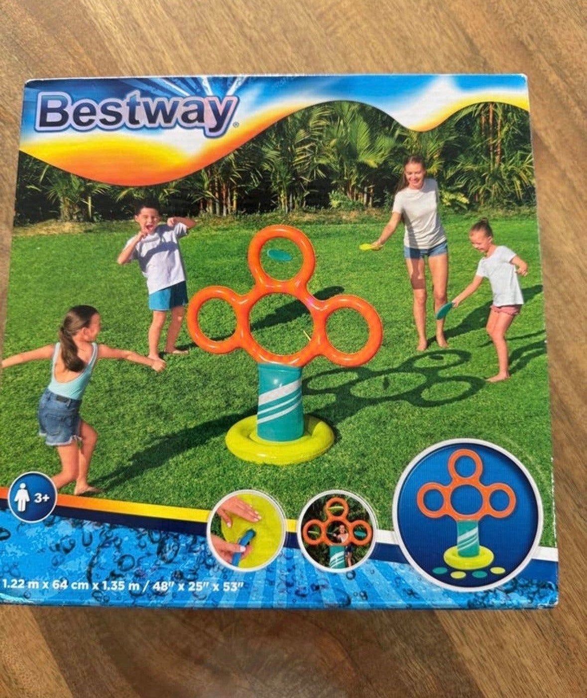 Bestway Opblaasbaar Frisbeespel - Flying Fun Yard Game, Ophalen of Verzenden, Nieuw