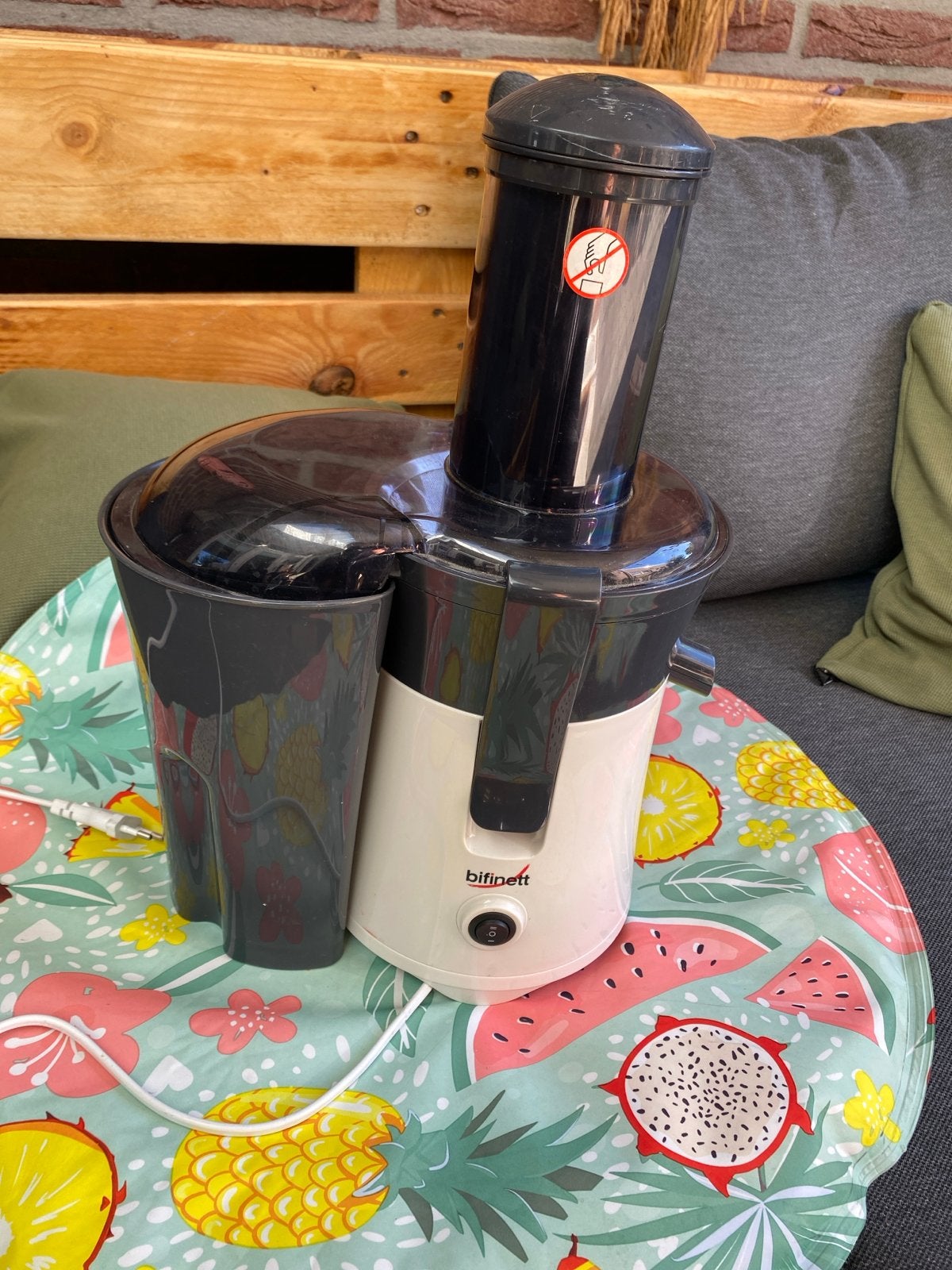 Bifinett sapcentrifuge, Ophalen of Verzenden, Zo goed als nieuw, Elektrisch, Sapcentrifuge