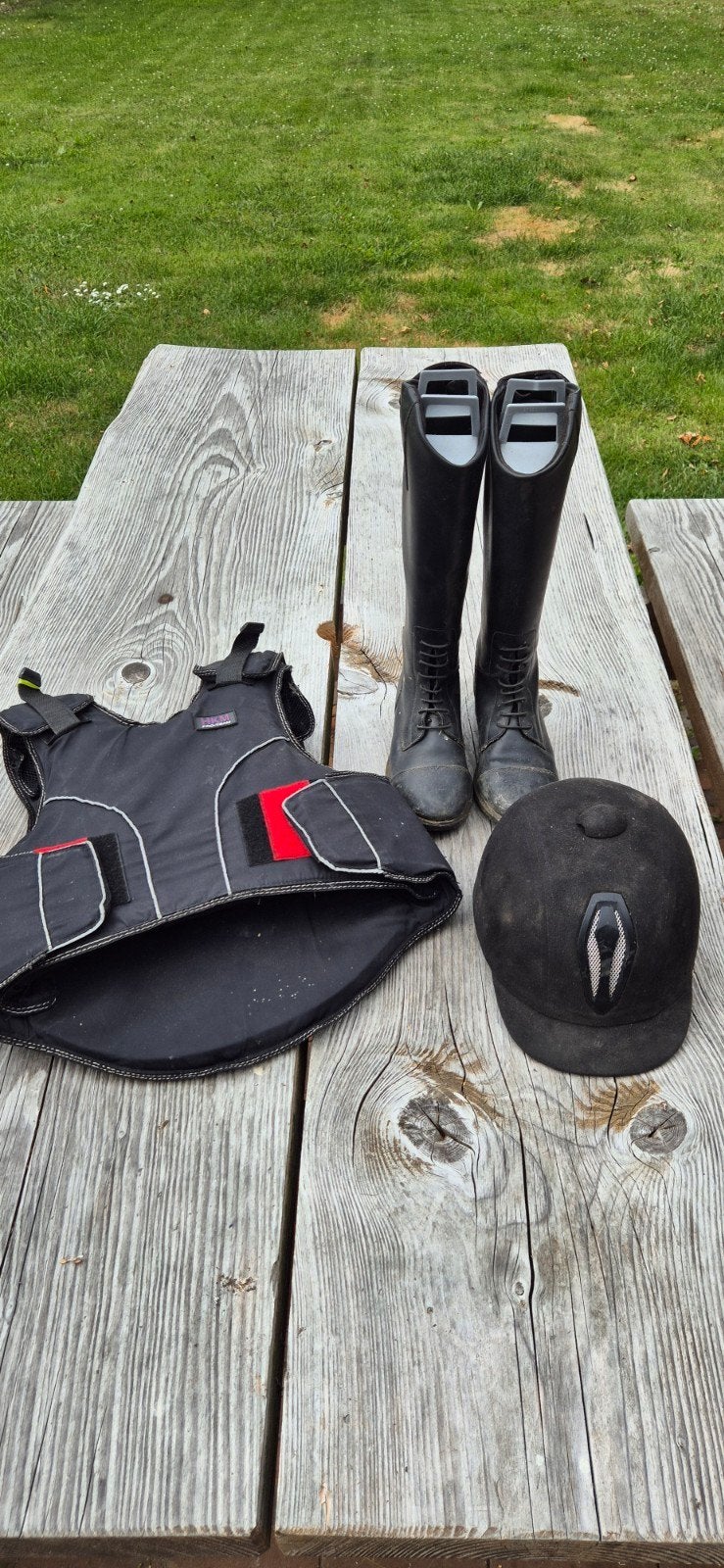 set Paardrij kleding, Dieren en Toebehoren, Ophalen, Gebruikt