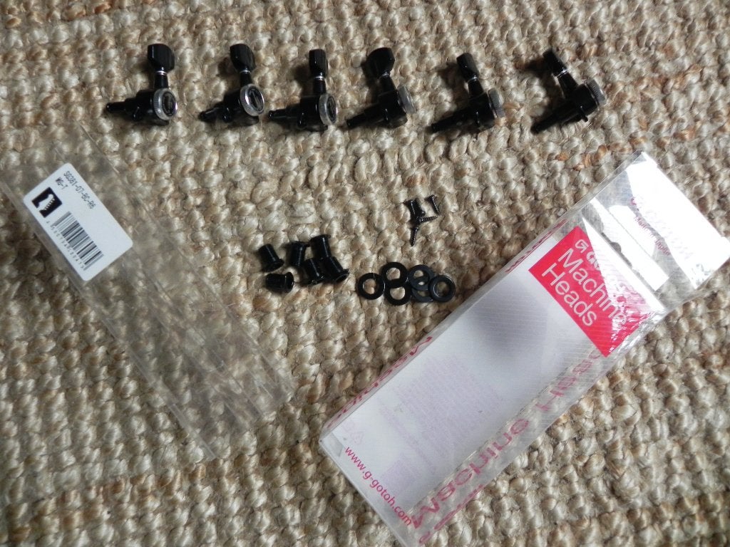 Set Gotoh Locking tuners ongebruikt SG381-07-BC-R6 MG-T, Ophalen of Verzenden, Zo goed als nieuw, Elektrische gitaar