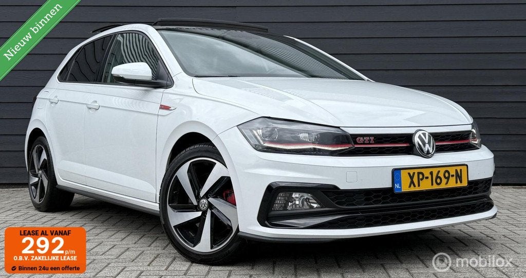 Volkswagen Polo 2.0 TSI GTI DSG Pano.dak/Viritual/LED/Leder/, Auto's, Gebruikt, Euro 6, 4 cilinders, Wit