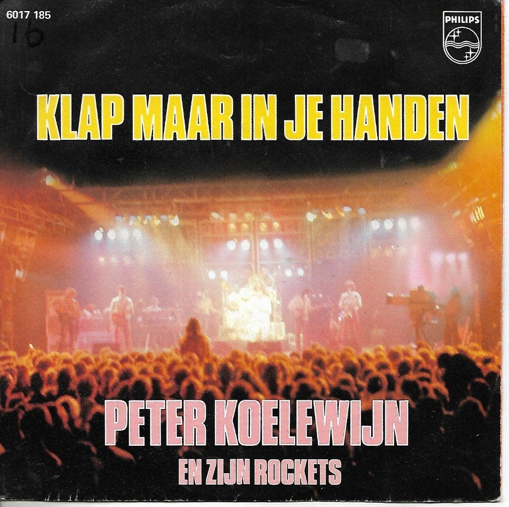 Peter Koelewijn en zijn Rockets - Klap maar in je handen, Cd's en Dvd's, Vinyl Singles, Fotohoes, Ophalen of Verzenden, Zo goed als nieuw