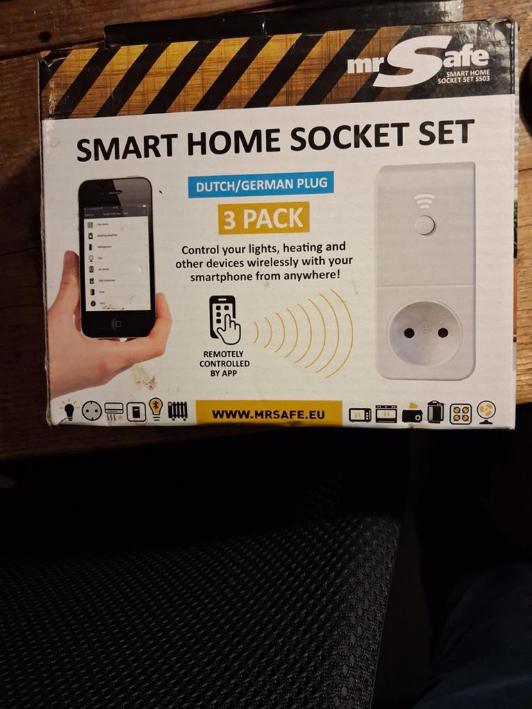 Smart home socket Mr Safe, Ophalen of Verzenden
