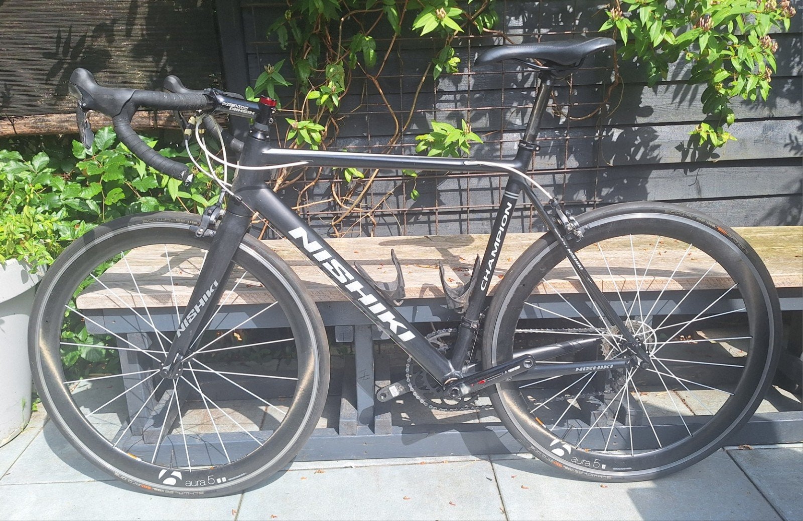 Mooie Nishike racefiets Champion, Ultegra afgemonteerd, Gebruikt, Meer dan 20 versnellingen, 53 tot 57 cm, Ophalen