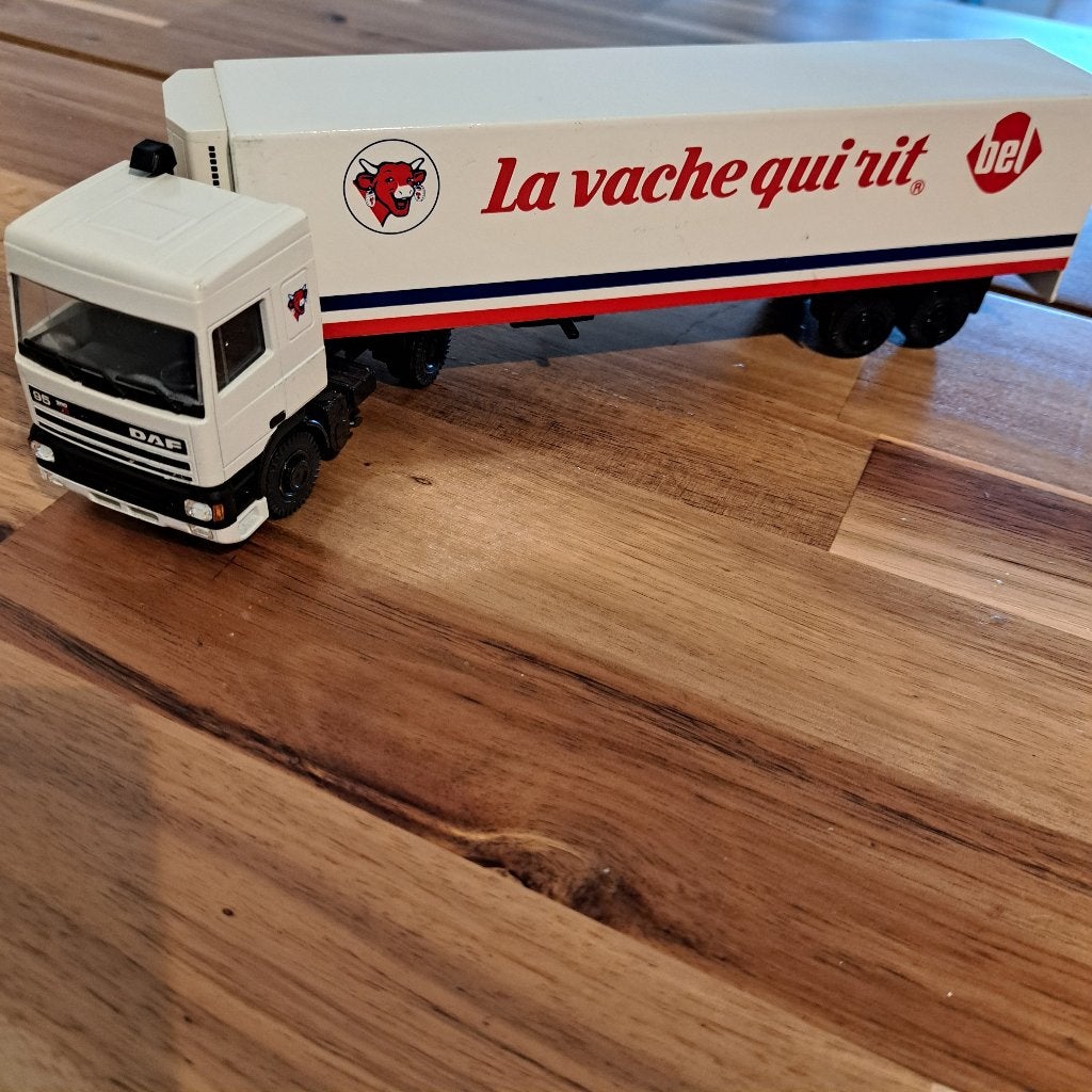 koeltrailer 95 DAF CBNATIE NIEUW ECHT WIT LION TOYS ZIE MEER, Verzenden, Nieuw, Bus of Vrachtwagen, Lion Toys