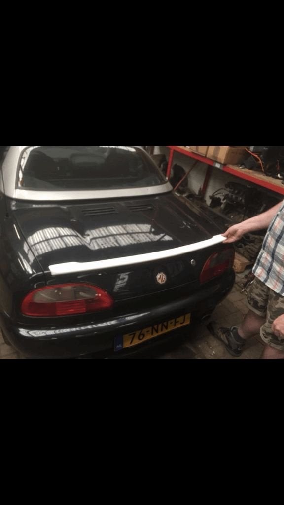 mg tf mgtf mgf mg f achterspoiler, Auto-onderdelen, Carrosserie en Plaatwerk, Bumper, MG, Achter, Nieuw, Ophalen of Verzenden