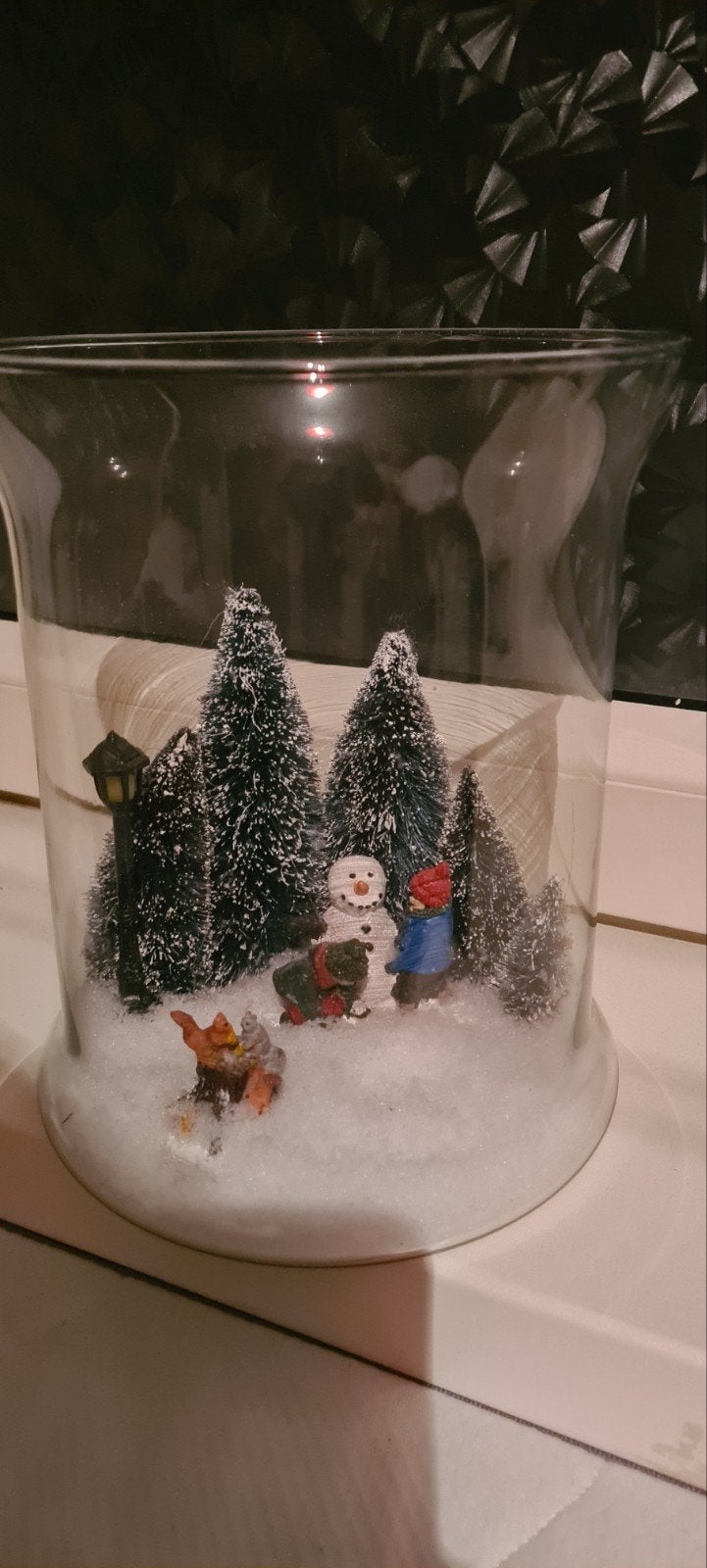 lemax kersttafreel in glas, Ophalen
