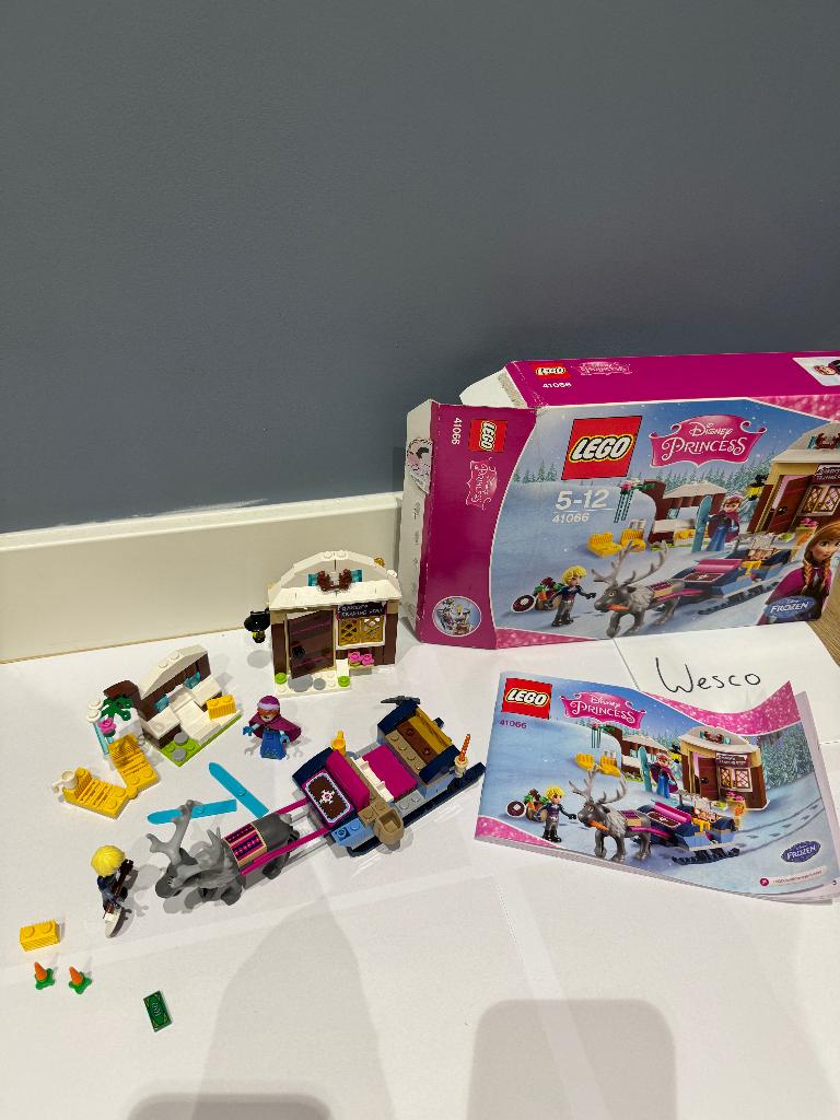 Lego 41066 - Disney - Anna & Kristoff's Sleigh Adventure, Lego, Ophalen of Verzenden, Zo goed als nieuw, Complete set