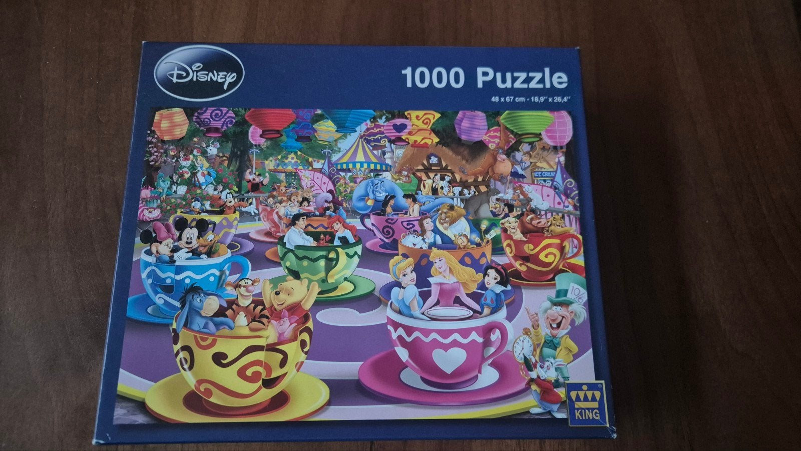 Disney Puzzel 1000 stuks, Ophalen of Verzenden, 500 t/m 1500 stukjes, Zo goed als nieuw