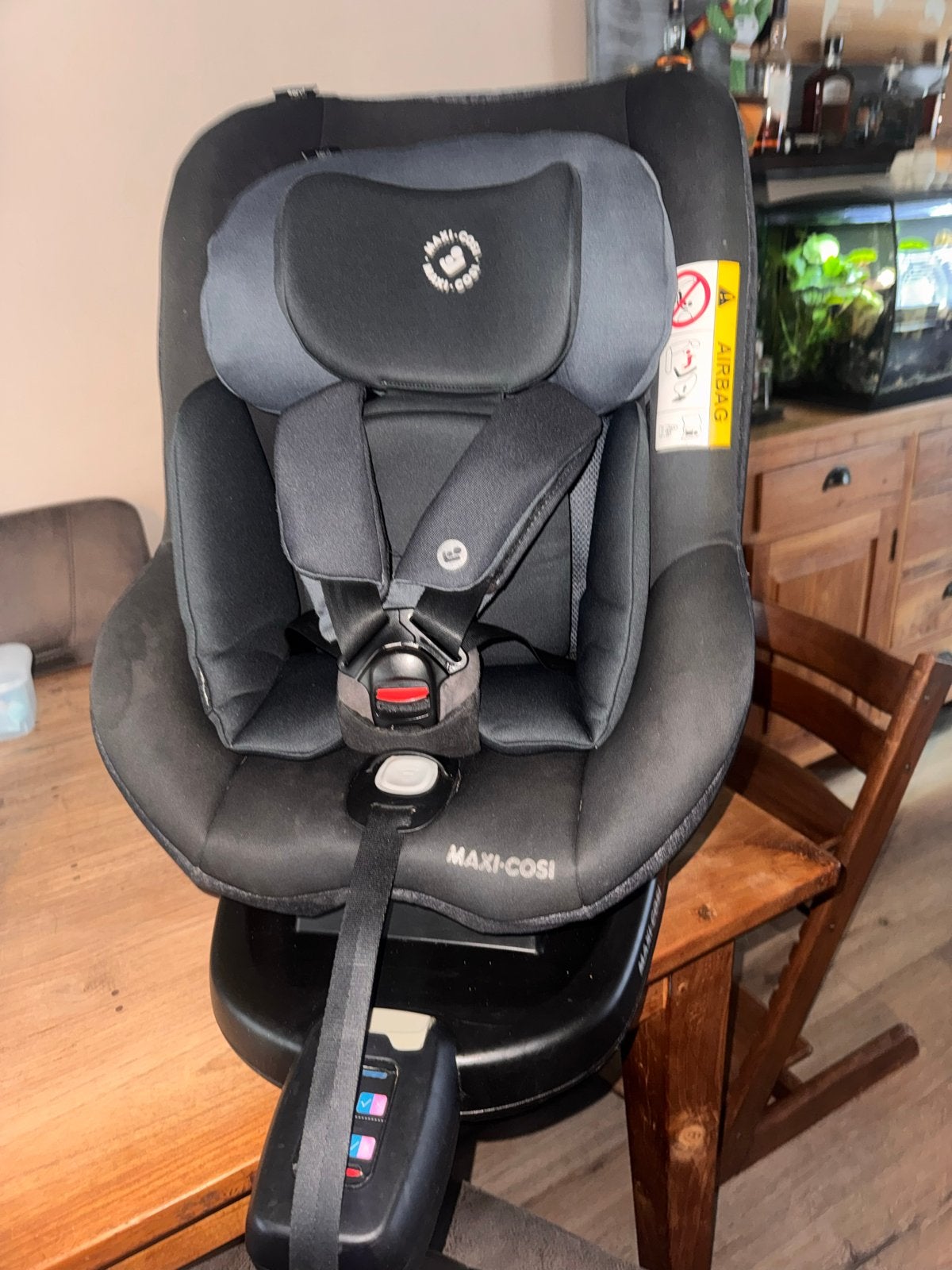 Maxi-Cosi Beryl autostoel - Groep 0+/1/2 (0-25 kg), Ophalen, Autogordel of Isofix, Gebruikt, Verstelbare rugleuning