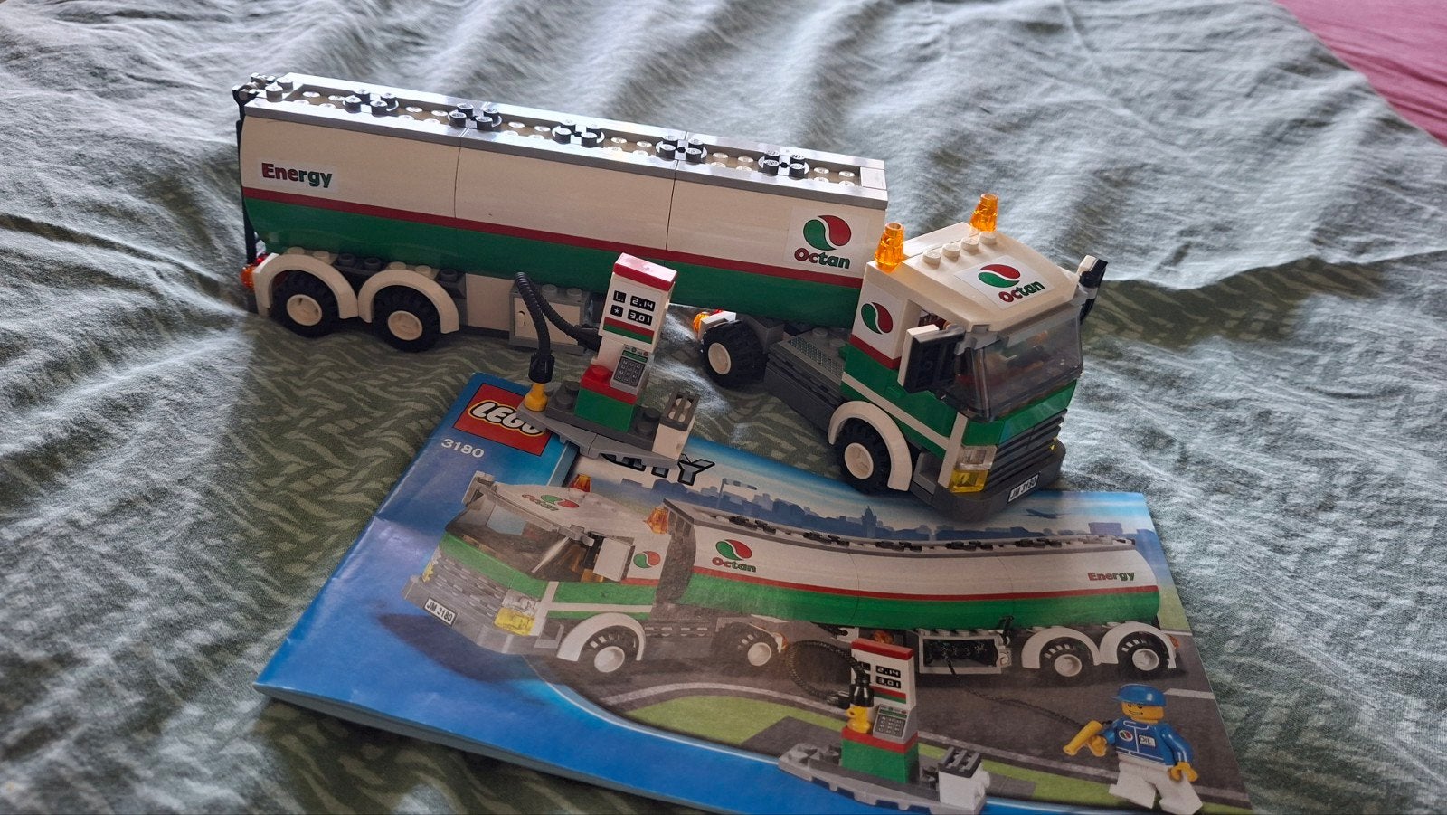 Lego City Octan Tankwagen 3180 met instructieboekje, Lego, Compleet, Ophalen of Verzenden, Complete set