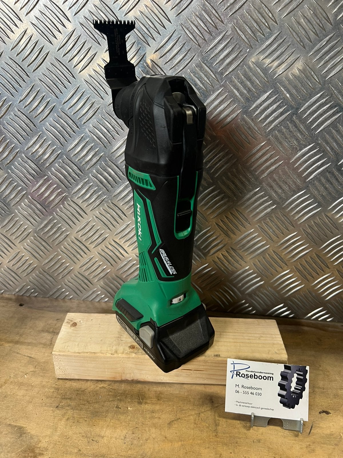 Hikoki accu multitool type CV18 DBLmet 3.0ah accu werkt goed, Www.hikokl.com, Hikoki, Zo goed als nieuw, Hikoki