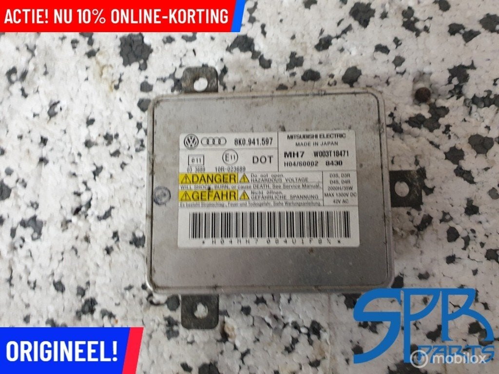 D3R D3S D4R D4S Xenon module BALLAST STARTER 8K0941597 VAG, Gebruikt, Volkswagen, Ophalen of Verzenden, Volkswagen