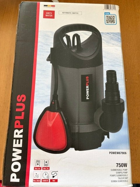 dompelpomp (nieuw), Tuin en Terras, Ophalen of Verzenden, Zo goed als nieuw, Elektrisch, Dompelpomp