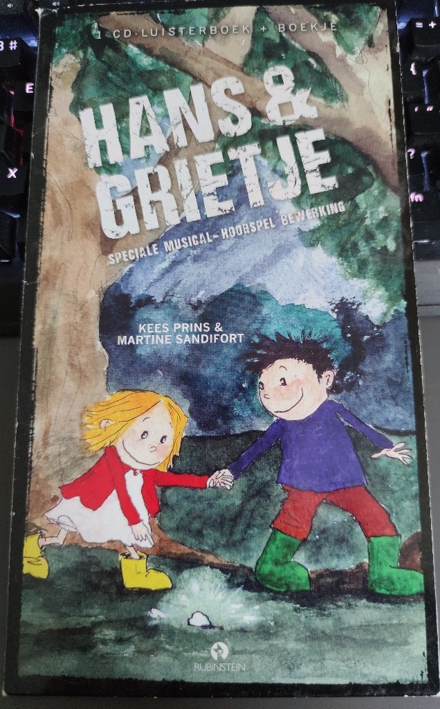 Hans & Grietje luisterboek cd + boekje, Gebruikt, Overige typen, Ophalen of Verzenden, Inclusief boekje