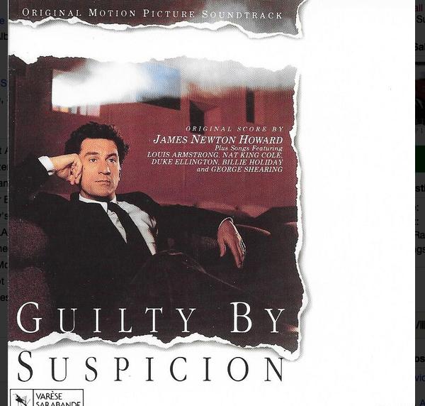 James Newton Howard Guilty by Suspicion, Ophalen of Verzenden, Zo goed als nieuw