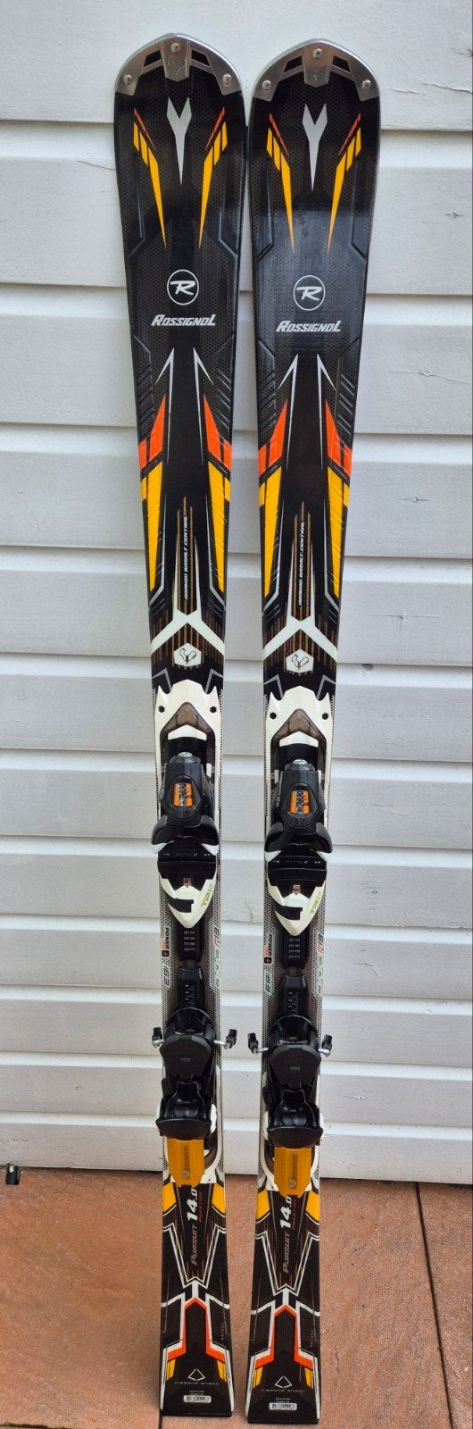 Ski's Rossignol Pursuit (163 cm) met Rossignol skibindingen, 160 tot 180 cm, Rossignol, Ophalen of Verzenden, Zo goed als nieuw