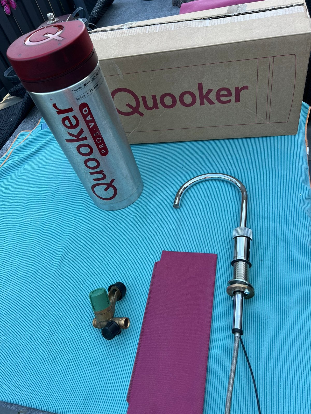 Quooker pro3-vaq e met singletap kraan, Ophalen of Verzenden, Gebruikt