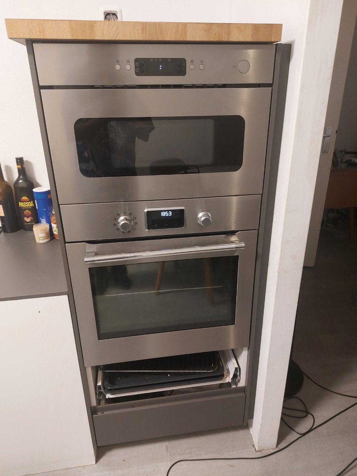 Inbouw combi-oven met magnetronfunctie, Witgoed en Apparatuur, Ovens, Overige merken, Ophalen of Verzenden, Inbouw, 55 tot 60 cm