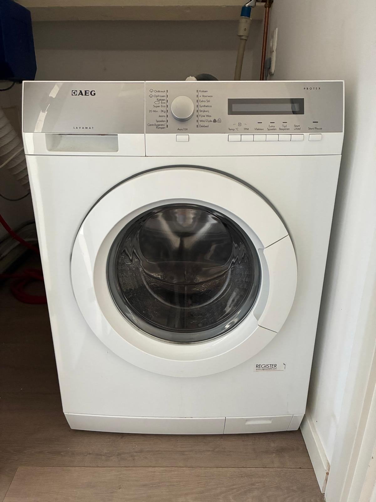 AEG Lavamat Protex wasmachine - Zo goed als nieuw, Witgoed en Apparatuur, Wasmachines, Ophalen, 1200 tot 1600 toeren, 8 tot 10 kg