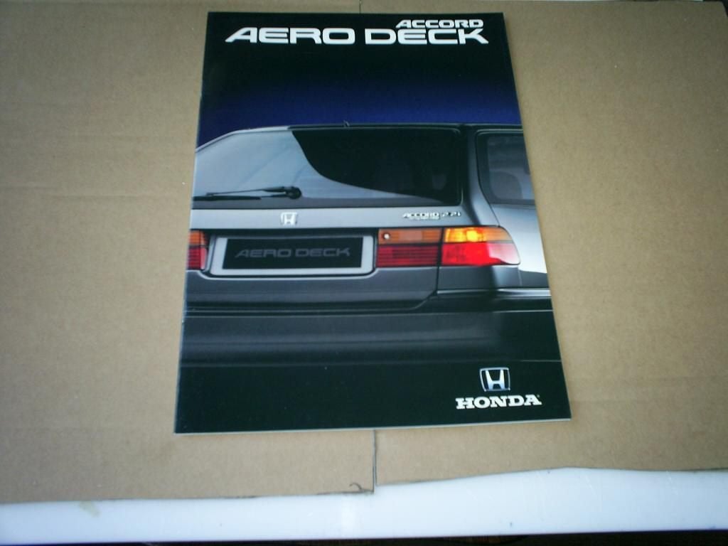 Honda Accord Aerodeck 4 / 1991 24 pag., Verzenden, Zo goed als nieuw, Honda