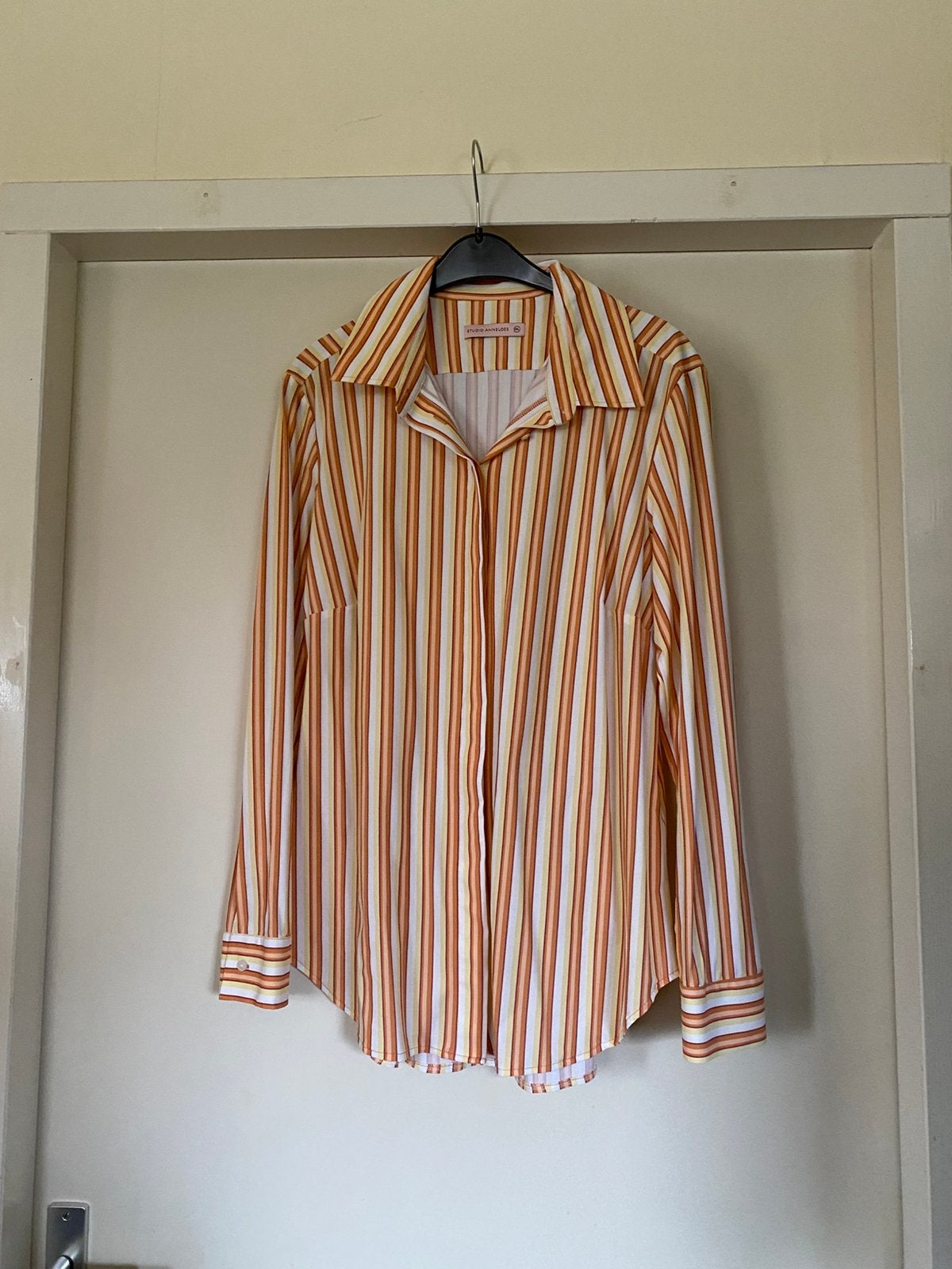 Studio anneloes blouse streep zalm met wit maat xxl, Kleding | Dames, Ophalen of Verzenden, Wit