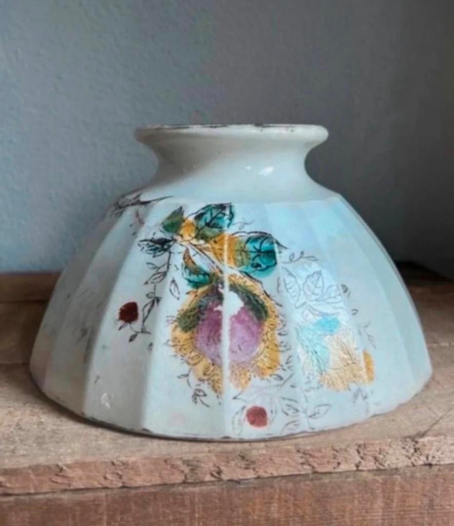Franse grote antieke spoelkom, Antiek en Kunst, Ophalen of Verzenden