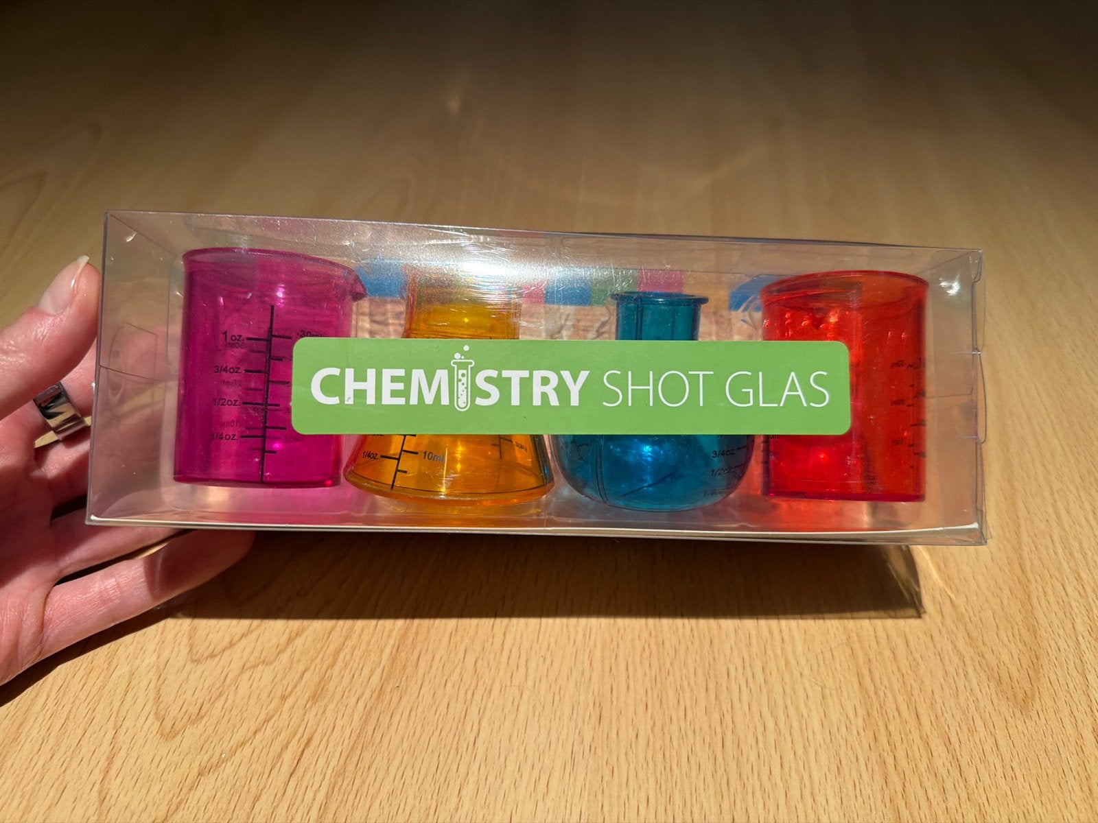 Chemistry Shot Glaasjes - Set van 4, Overige typen, Kunststof, Nieuw, Ophalen of Verzenden