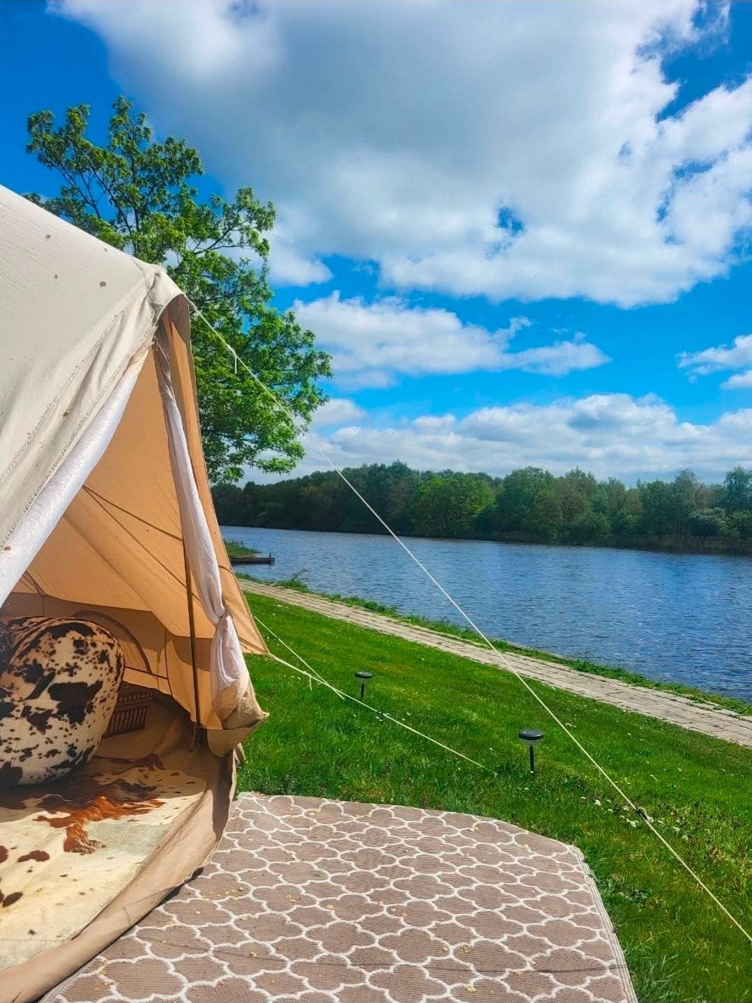 Bell-tent 5ø te koop, Caravans en Kamperen, Ophalen, Gebruikt, Tot en met 6