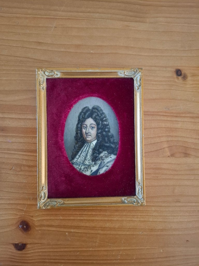 Twee kleine schilderijtjes aangeboden., Antiek en Kunst, Kunst | Schilderijen | Klassiek, Portret of Personen, Klassiek, Ophalen of Verzenden