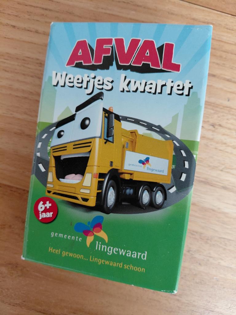 Afval weetjes kwartet, Ophalen of Verzenden, Kwartet(ten)