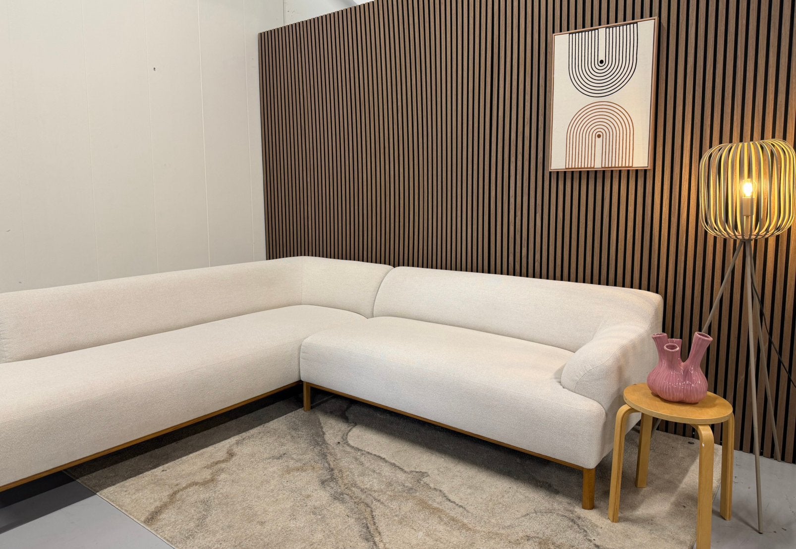 Bolia Caro - Ivory - Beige - Hoekbank - Zeer Nette Staat, Ophalen of Verzenden, Zo goed als nieuw, Stof