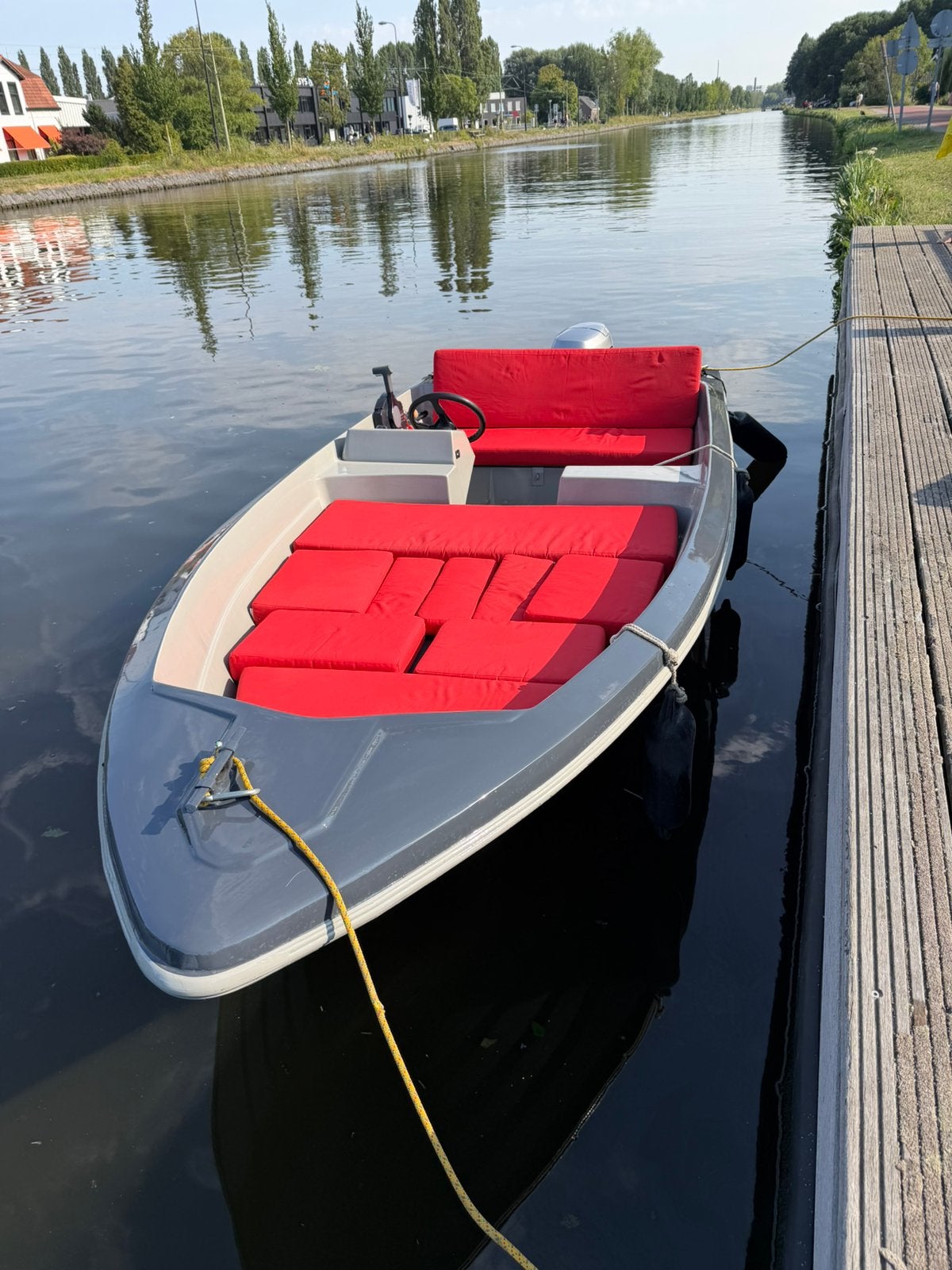 Terhi 430R boot met Honda 30pk, Watersport en Boten, Ophalen, Zo goed als nieuw