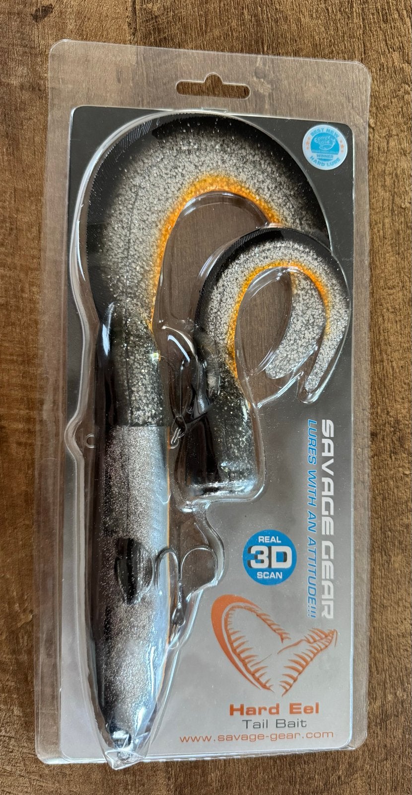 Savage Gear Hard Eel Tail Bait - 25cm 109g Dirty Silver, Watersport en Boten, Ophalen of Verzenden, Nieuw, Kunstaas