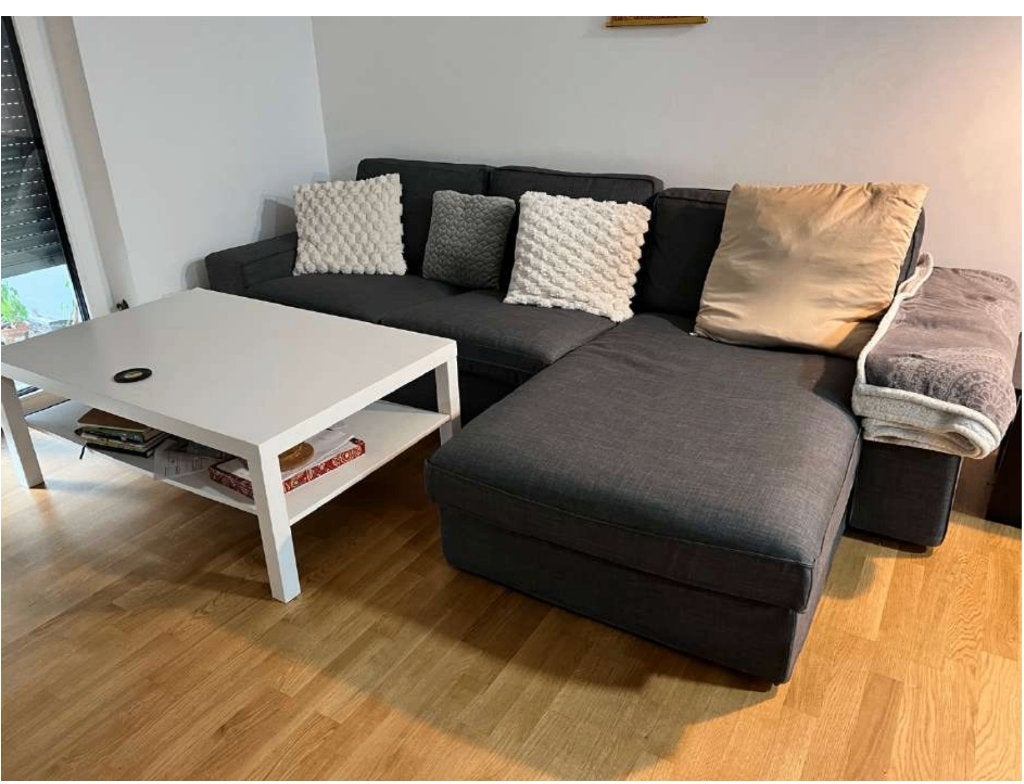 IKEA SOFA - KIVIK 3 seater + lounge 320 Euro ( TABLE GRATIS), Ophalen, 250 tot 300 cm, Hoekbank, Zo goed als nieuw