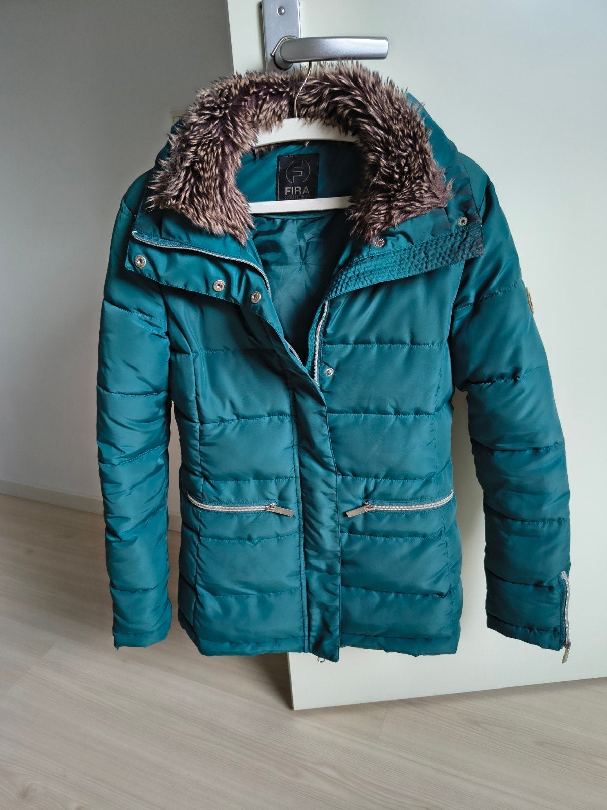 Warme winterjas Fira Collection maat S, Dieren en Toebehoren, Paardrijkleding, Ophalen, Gebruikt, Kinderen, Overige merken