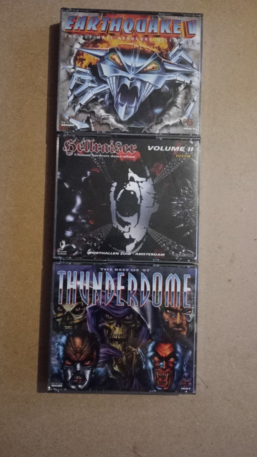 Earthquake V, Hellraiser II - Thunderdome Best of  '97 cd's, Verzenden, Gebruikt, Hardcore