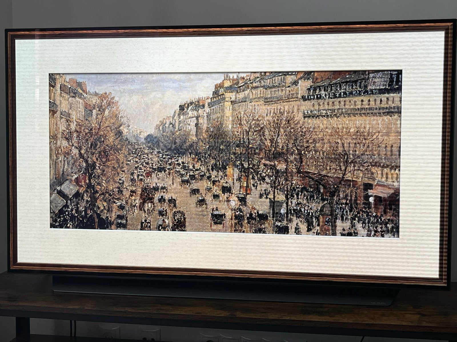 LG OLED55CX6LA TV- strepen - Voor onderdelen, Ophalen, Gebruikt, OLED, 100 cm of meer