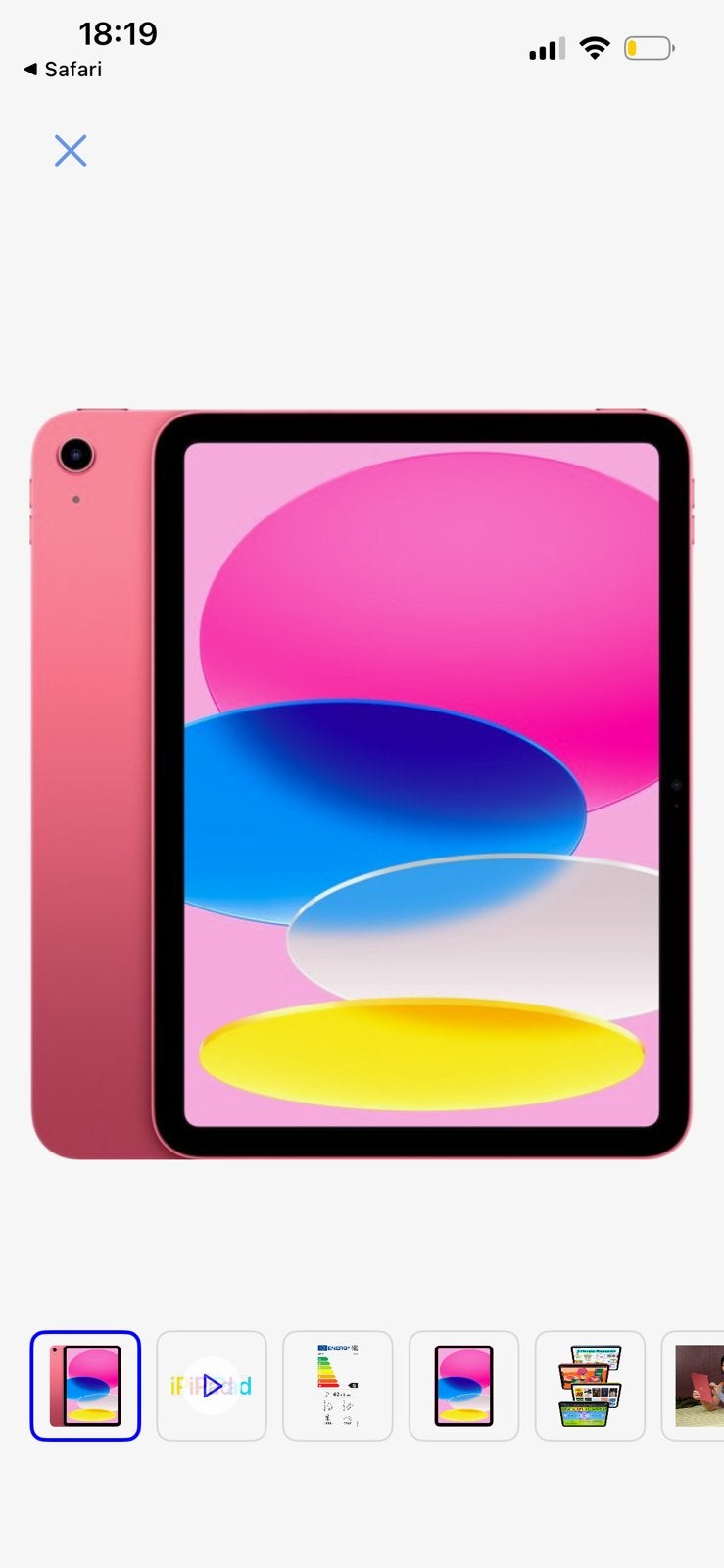 Apple ipad Air 10.9 5G wifi cellular 64GB pink Nieuw Geseald, Ophalen, Apple iPad Air, 11 inch, Nieuw