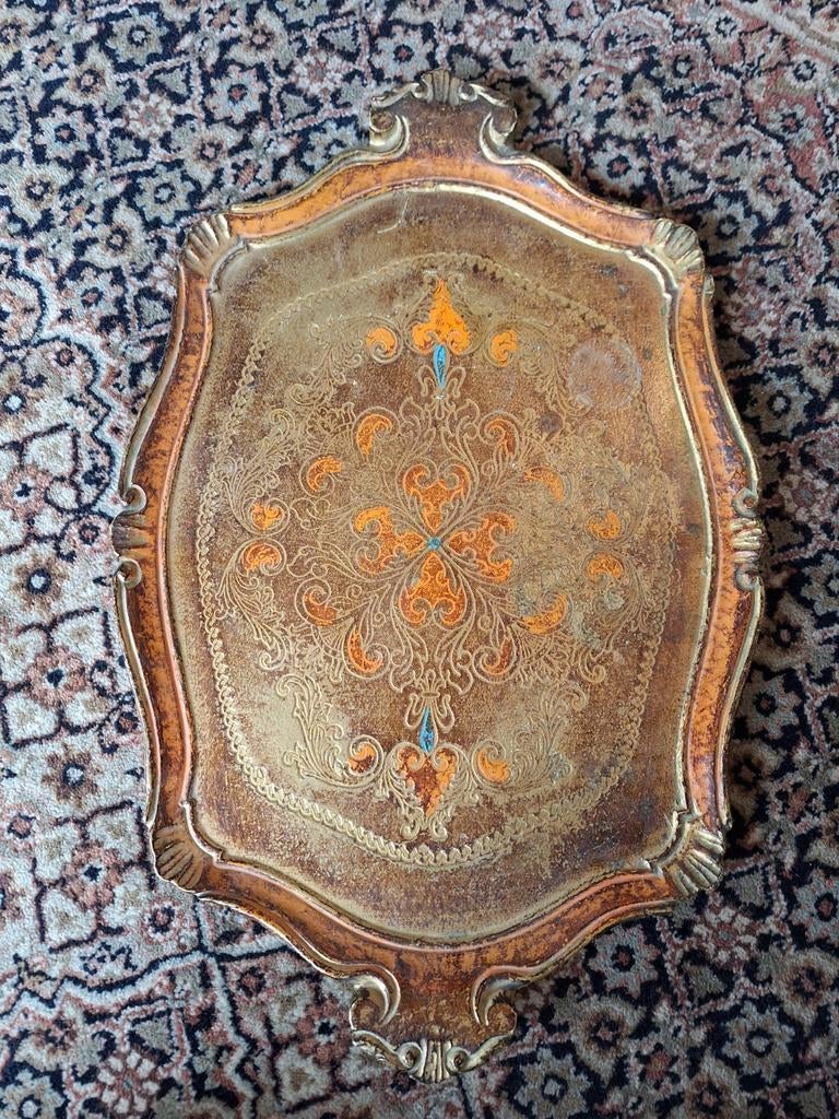 Diverzen brocante dienbladen, Ophalen of Verzenden, Rechthoekig, Hout