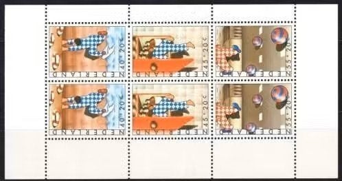 Nederland 1977 - nvph 1150 - blok Kinderzegels abw, Postzegels en Munten, Postzegels | Nederland, Ophalen of Verzenden, Na 1940