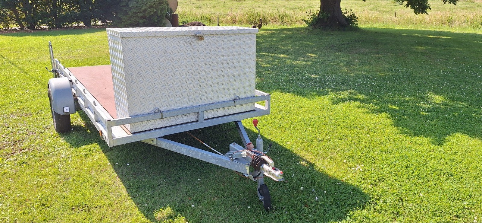 Koetsaanhanger geremd 750 kg, Ophalen