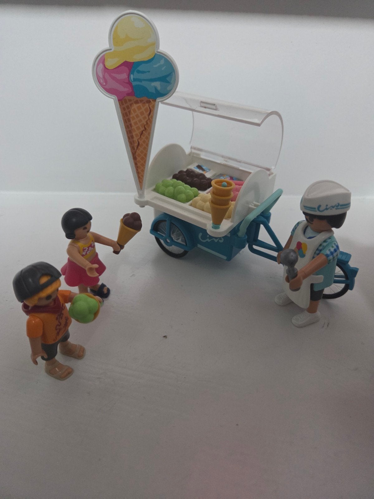 Playmobil 9426 IJskraam met Figuren en Accessoires, Gebruikt, Complete set, Voertuig, Ophalen of Verzenden
